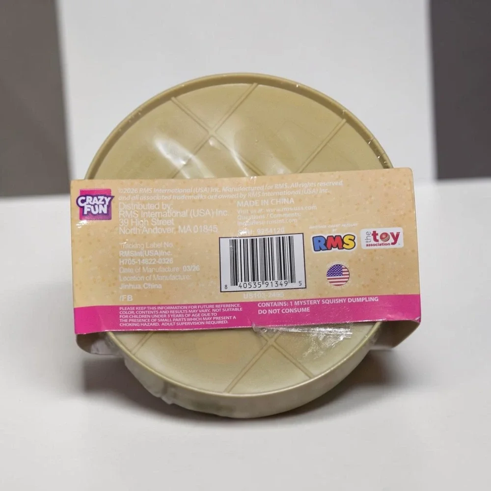 RMS Crazy Fun Mystery Dumpling Seashell Edition Viral Squishy‎ Toy Blind Box New